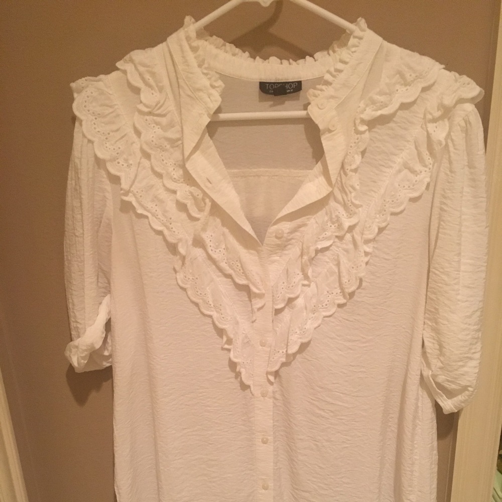 Topshop white dress